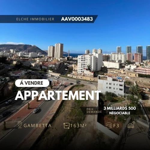 Vente Appartement F3 Oran 