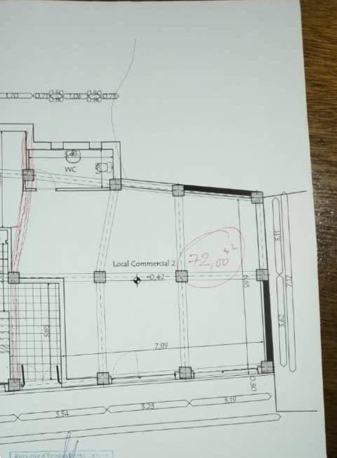 Local commercial 72 m2 By residence LA PERLE tlemcen