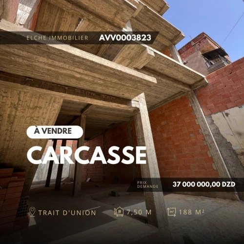 Maison en carcasse à vendre 
