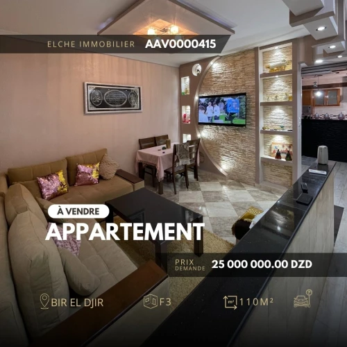 Vente Appartement Niveau De Villa F3 Oran
