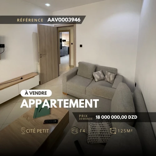 Vente Appartement F4 Oran Oran