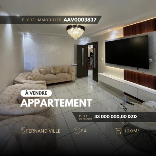 Vente Appartement F4 Oran Bir El Djir