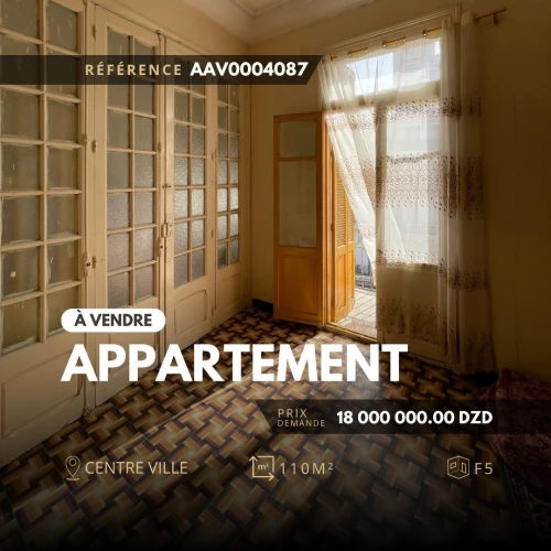 Vente Appartement F5 Oran