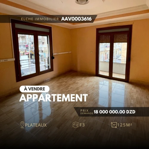 Vente Appartement F3 Oran