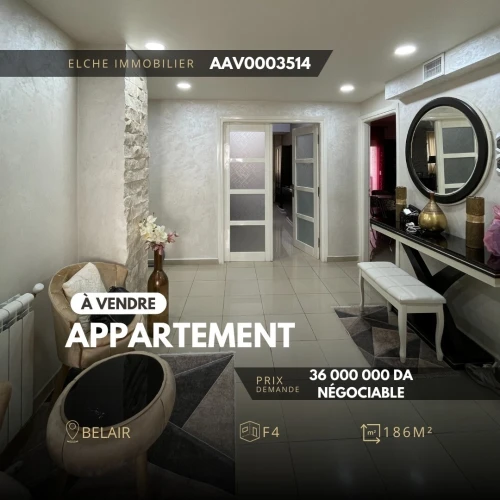 Vente Appartement F4 Oran