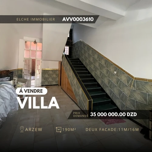 Vente Villa Oran Arzew