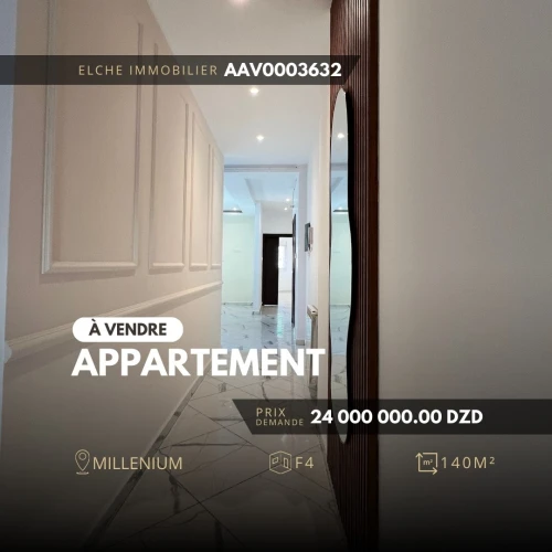 Vente Appartement F4 Oran