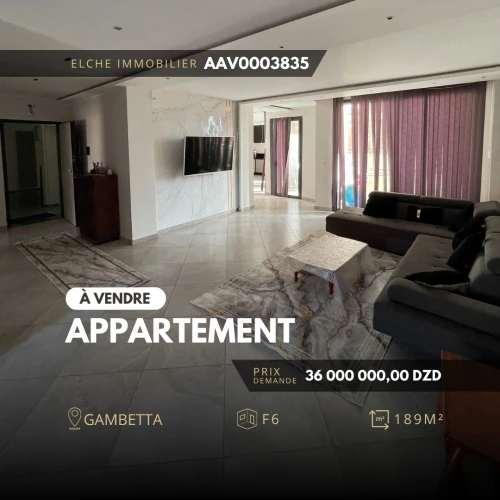 Vente Appartement F6 Oran